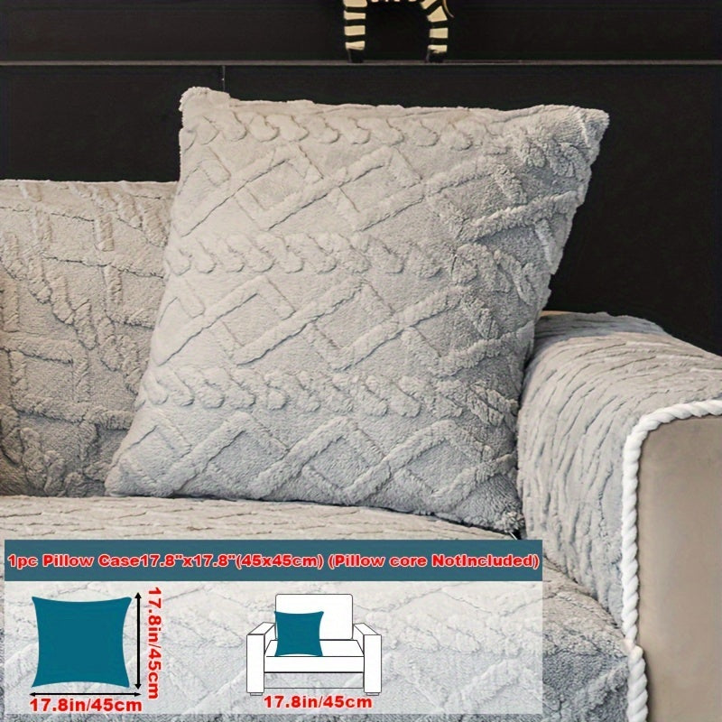 1pc Plush Sofa Mat, Pet Dog Friendly Sofa Cover, Couch Cover Plush And Delicate Soft Anti Slip Protection Sofa, Bedroom, Office, Living Room Decoration, Home Decoration Local Warehouse Send Out Goods