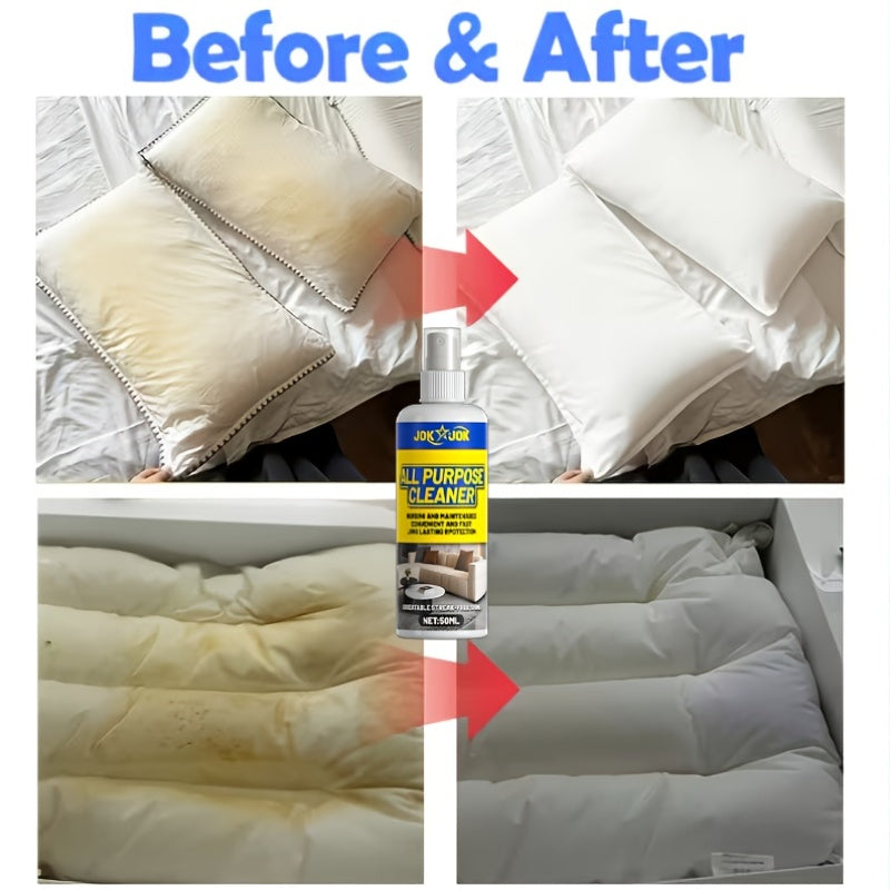 Multi-Surface Dry Cleaning Spray | Safe for Fabric Sofas, Carpets, Leather & Upholstered Furniture | Quick Stain Removal Without Water | Contains Glycerin | Suitable for Bedroom And Indoor Use | Brand: JOKJOK