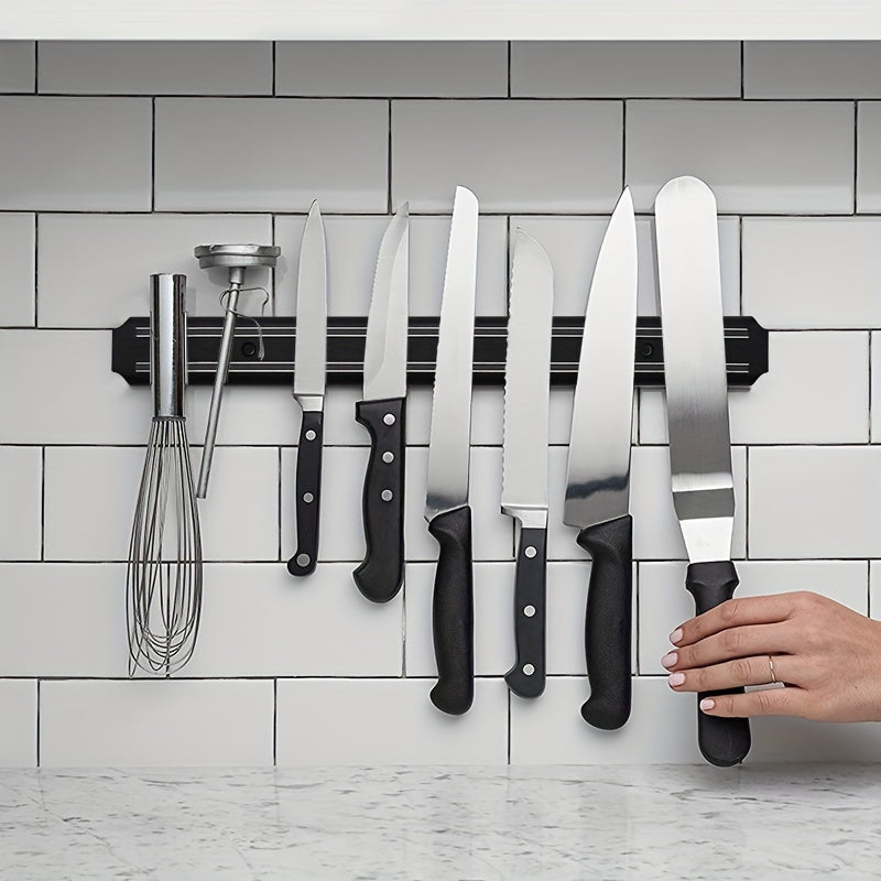 1pc, Wall Magnetic Knife Holder, Magnetic Knife Bar, Kitchen Knife Strong Magnetic Knife Holder, Magnetic Knife Bar, Creative Magnetic Knife Bar, Kitchen Accessories 19.69in Christmas Essentials