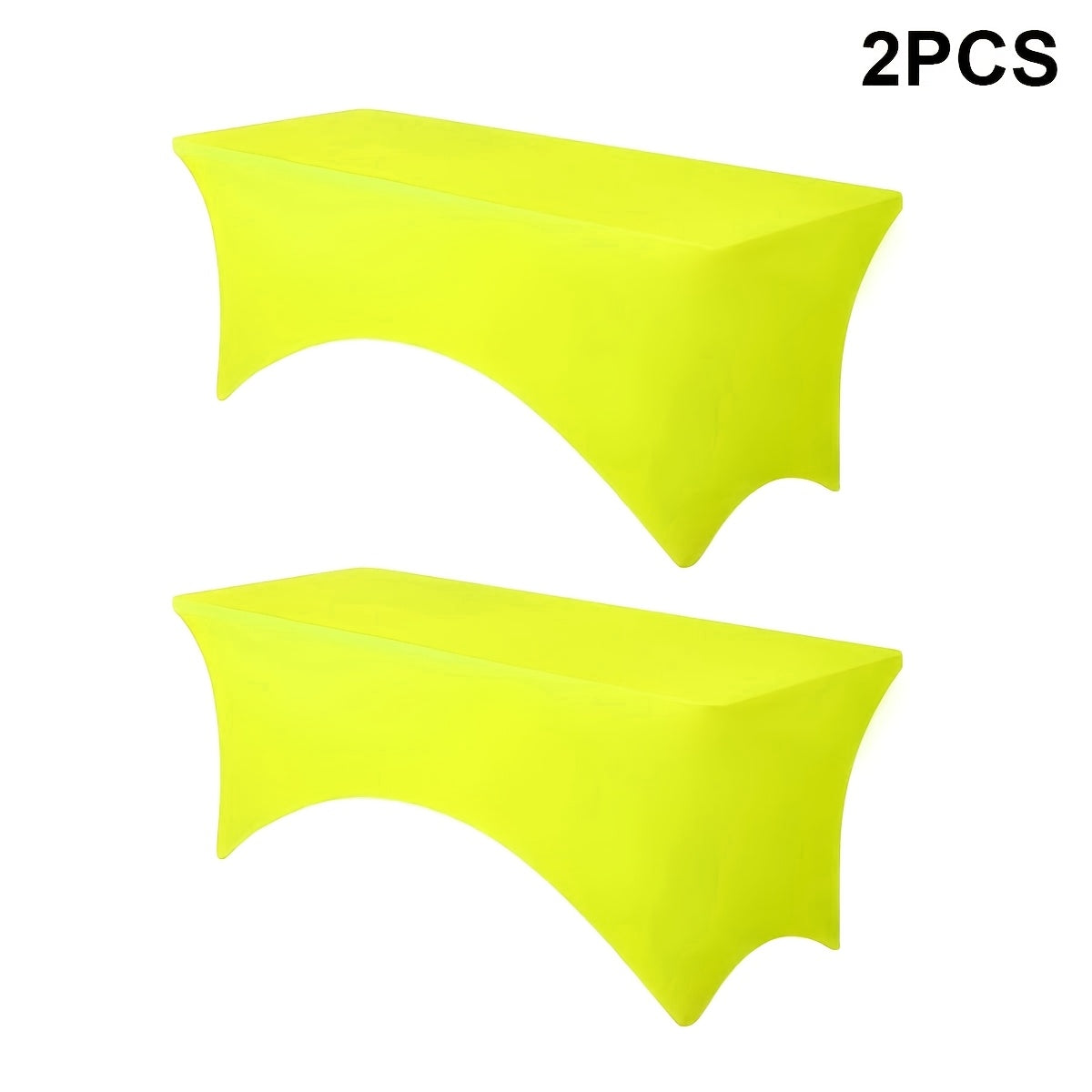 2/4/8/12 Pack Table Cloths 6FT Tablecloths Spandex Fitted Suitable For Rectangular Tables, Wrinkle Resistant Elastic Tablecloth, Ultimate Desktop Protective Cover, Suit For Parties, Trade Exhibitions, Mothers Day, Weddings Decor Kitchen