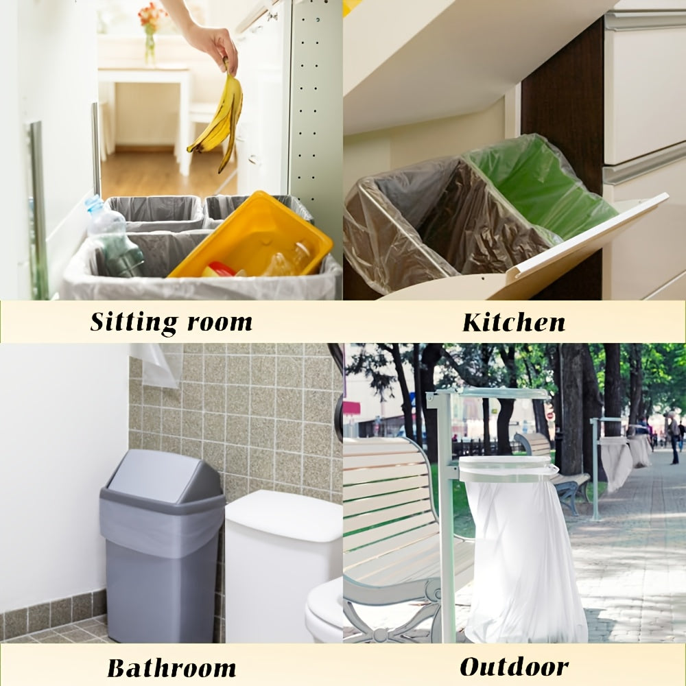 44/62/85/104/130/170/180/360 Bags 13 Gallon Boxed Expandable Heavy-Duty Plastic Multipurpose Disposable Garbage Bags-Super Strong, Leak-Resistant, Odor-Proof For Bedroom, Kitchen, Living Room, Outdoor, Toilet Use Trash Bag - Convenient Sanitary