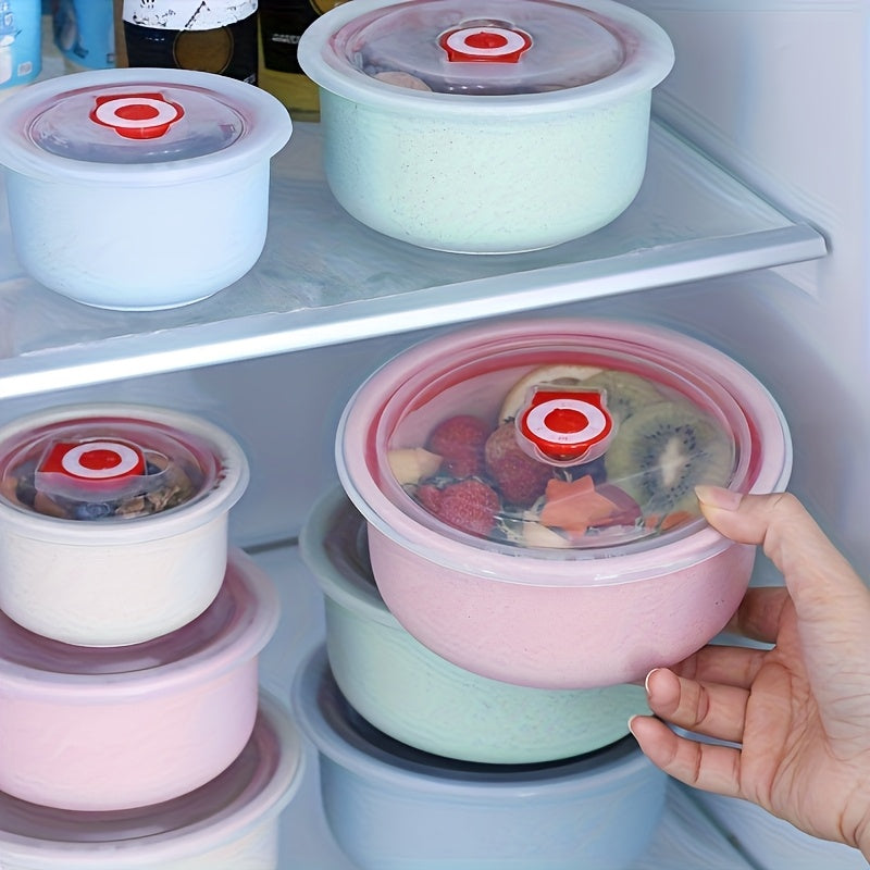 3/4pcs Large Capacity Plastic Refrigerator Storage Boxes - Keeps Fruit, Vegetable, Meat, Egg, Dumpling Fresh - Air-tight, Fresh-keeping, Easy-to-Clean, Stackable, Space-saving Kitchen Food Containers