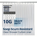 PEVA Shower Curtain Liner, Clear 10G Bathroom Curtain with Rust-Proof Grommets for Bathtub and Shower Enclosures, Home and Guest Bathroom Updates