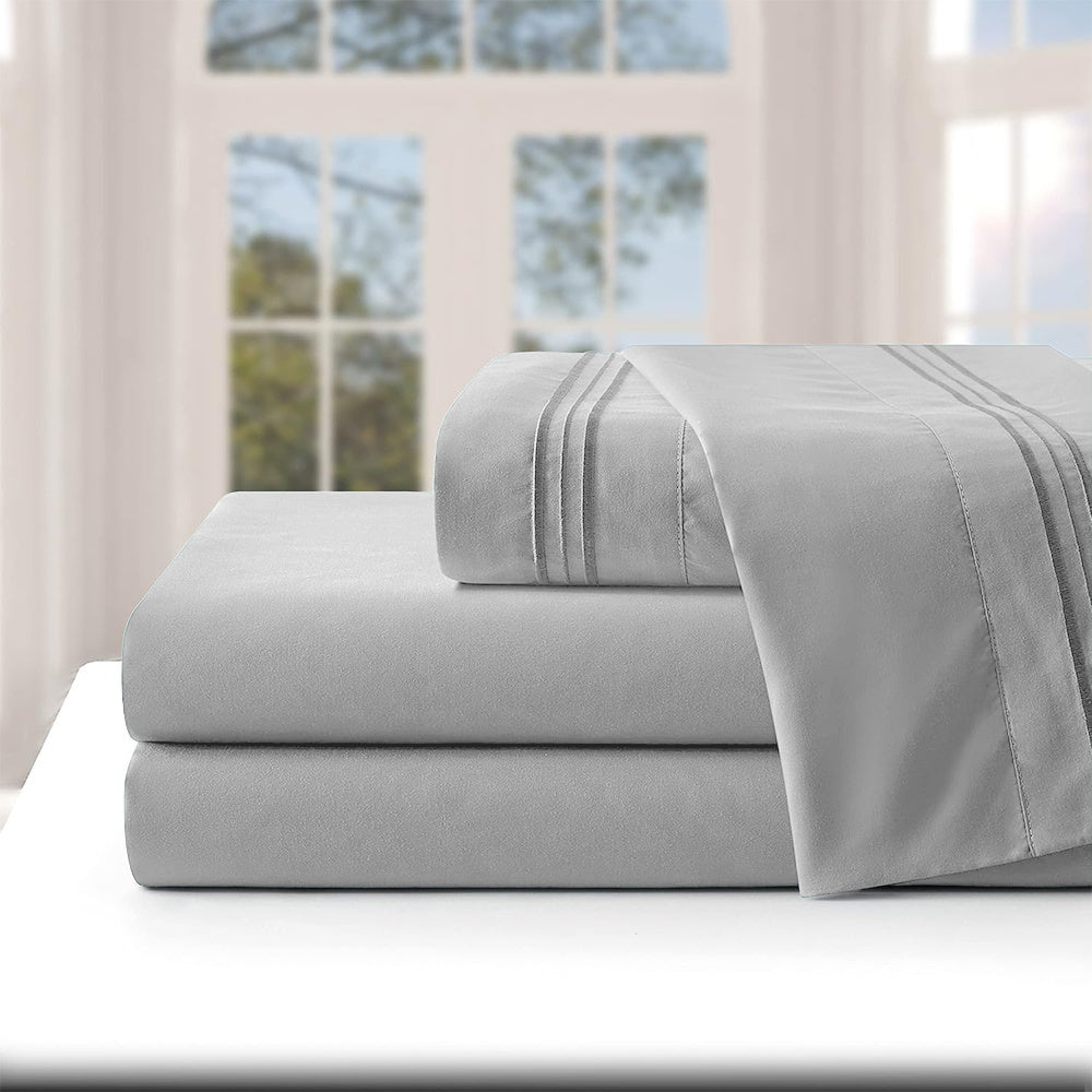 Extra Deep Pocket Queen Size Sheets Set - Hotel Luxury 2000 Thread Count Sheets & Pillowcases - Adults&Chi Bedding Set Up to 20inch Mattress - Bed Sheets 14-20inch Deep Pockets - 4pcs