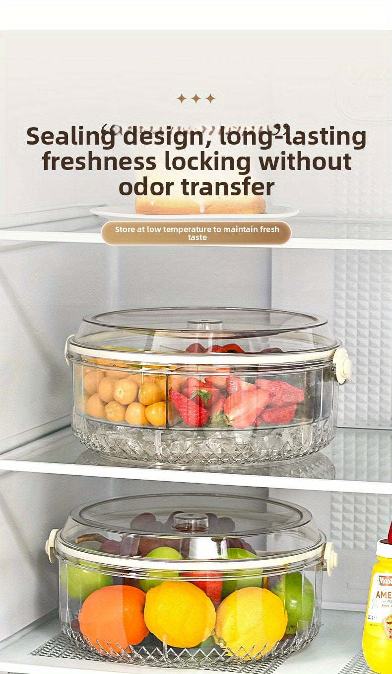 Portable Large Capacity Fruit Preservation Box Sealed Beverage Ice Bucket Outdoor Fruit Beer Champagne Cube of Ice Bucket Portable