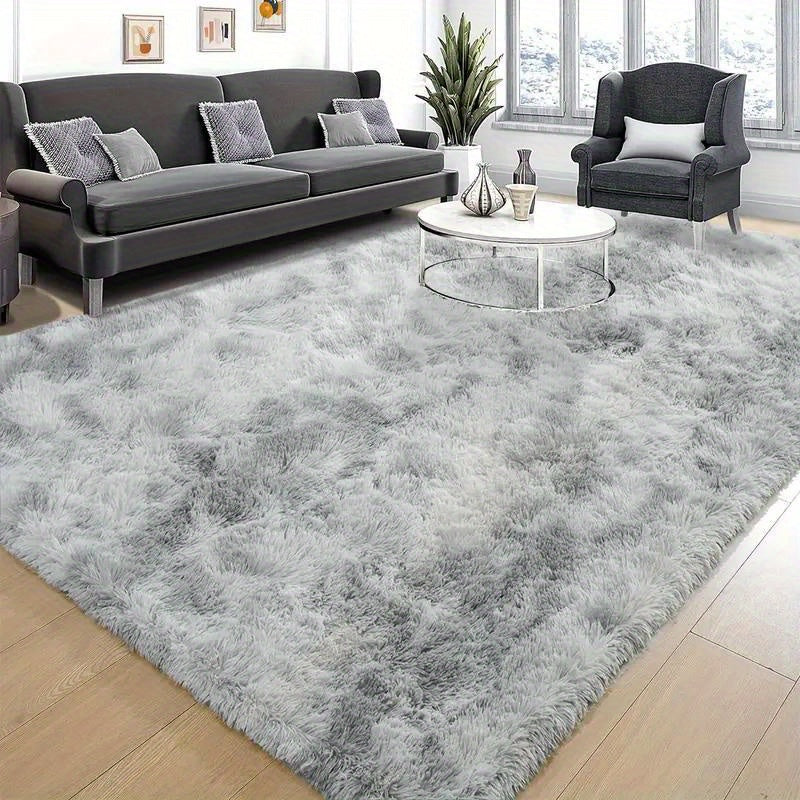 Extra Large Shaggy Rug Suitable for Living Room & Bedroom - Soft with PVC Backing, Machine Washable Anti-Slip Floor Mat, Modern Fluffy Floor Suitable for Christmas, for Decor, Use, Large Rectangular