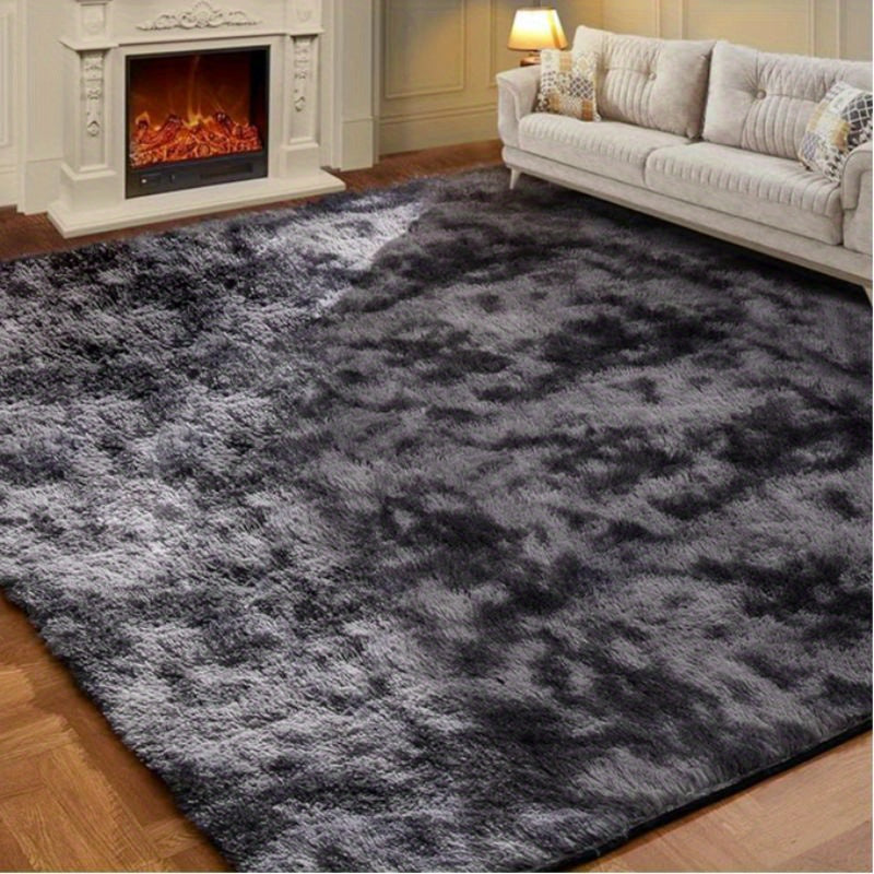 Fluffy 6x9 Area Rugs for Living Room, Large Living Room Carpet, Big Shaggy Rugs for Bedroom, Thick Fuzzy Dorm Rug, Soft Indoor Floor Rug for Room Decor Aesthetic, Christmas decoration home gifts