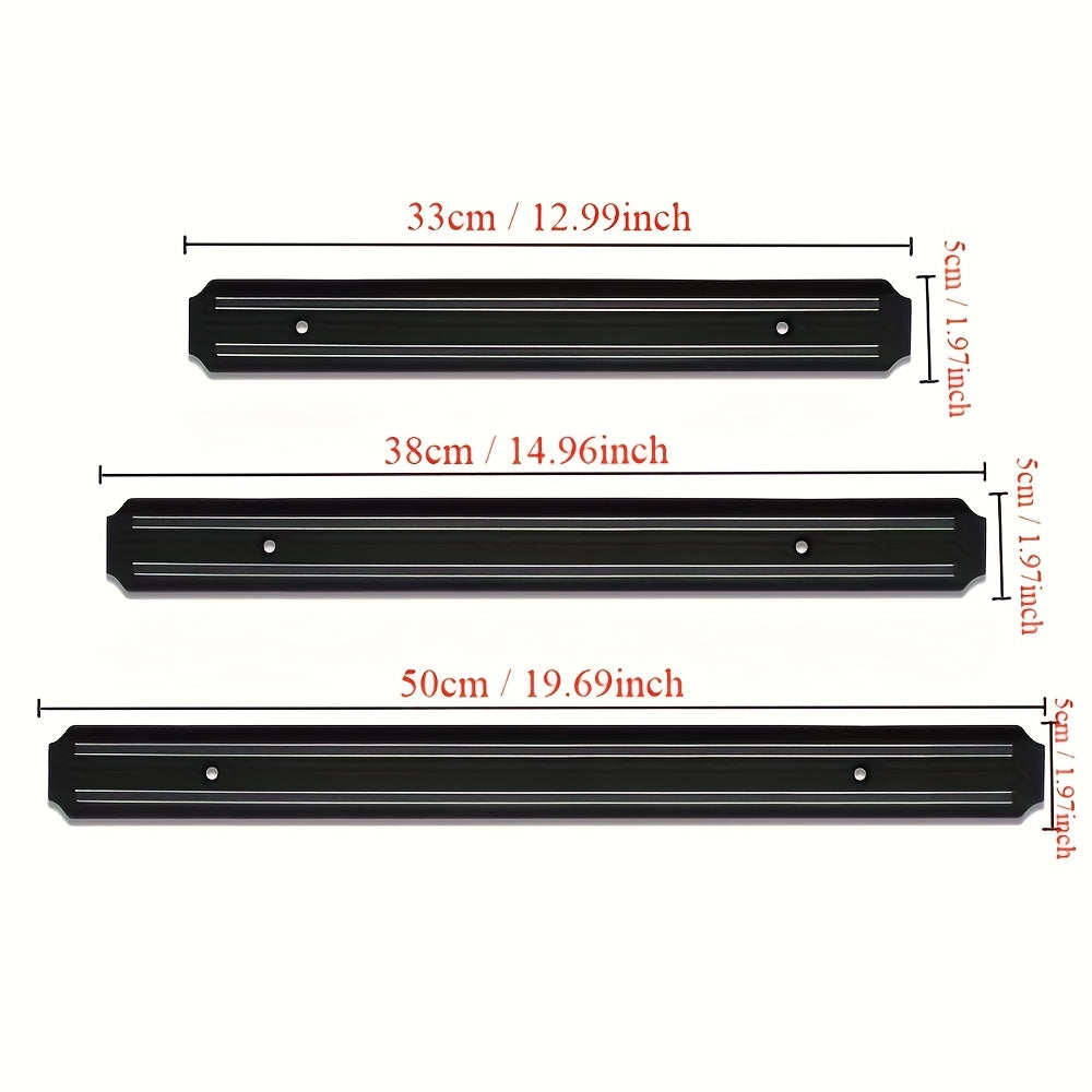 1pc, 19.69in Magnetic Knife Holder for Wall, Magnetic Knife Strip, Powerful Magnet Knife Rack for Kitchen Knives, Magnetic Knife Bar, Creative Magnetic Knife Bar, Kitchen Accessaries, 8 Slots