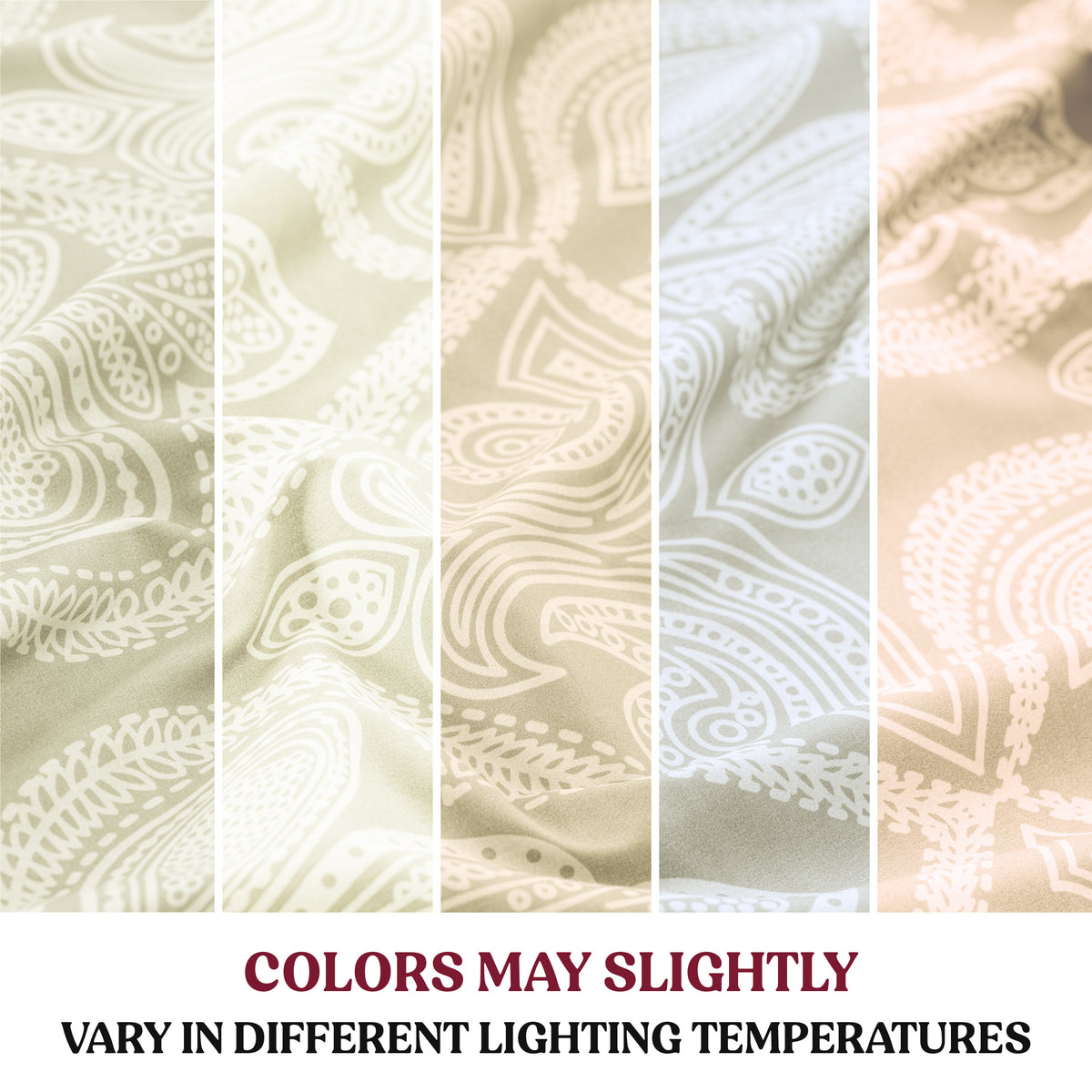 Paisley Microfiber Sheet Set, Soft 100% Polyester Bedding with 16-Inch Deep Pocket Fitted Sheet, Flat Sheet and Pillowcases in Six Bed Sizes