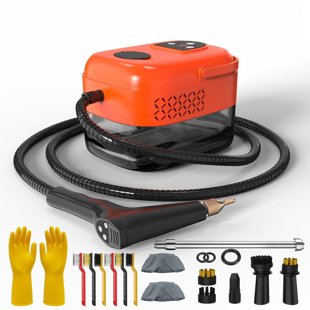 High Pressure Steam Cleaner, Household Steam Cleaner Handheld, Suitable For Kitchen Fume, Sofa, Small Air Conditioning, Washing Machine, 35pcs Accessory Set (without Steam Cleaner)