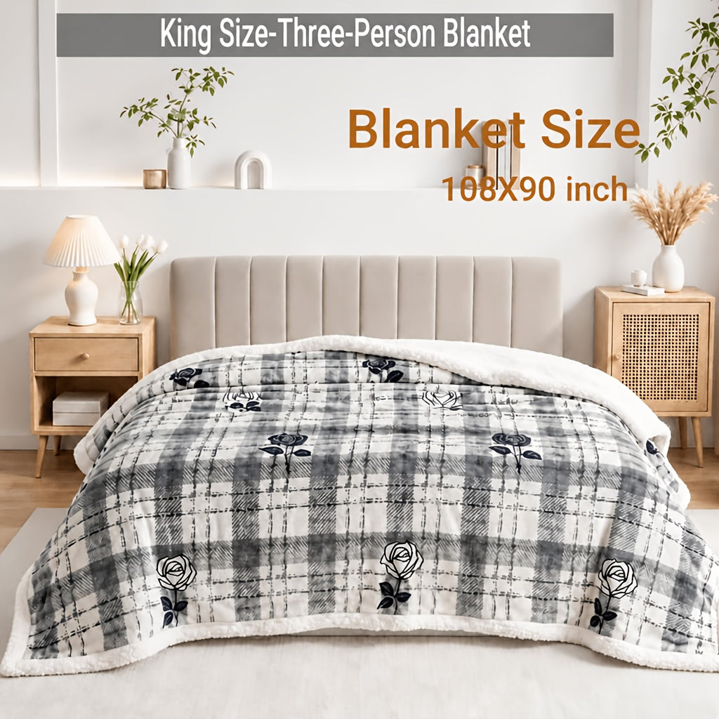 Heavyweight Bed Blanket, High Quality Luxury Fall Blankets, Machine Washable King Size Blanket, Gravity Blanket For Sofa Cover, Blanket For Sofa, Dormitory And Bedroom Cozy Bedding, Fall Room And Bedroom Decor, Halloween Gifts