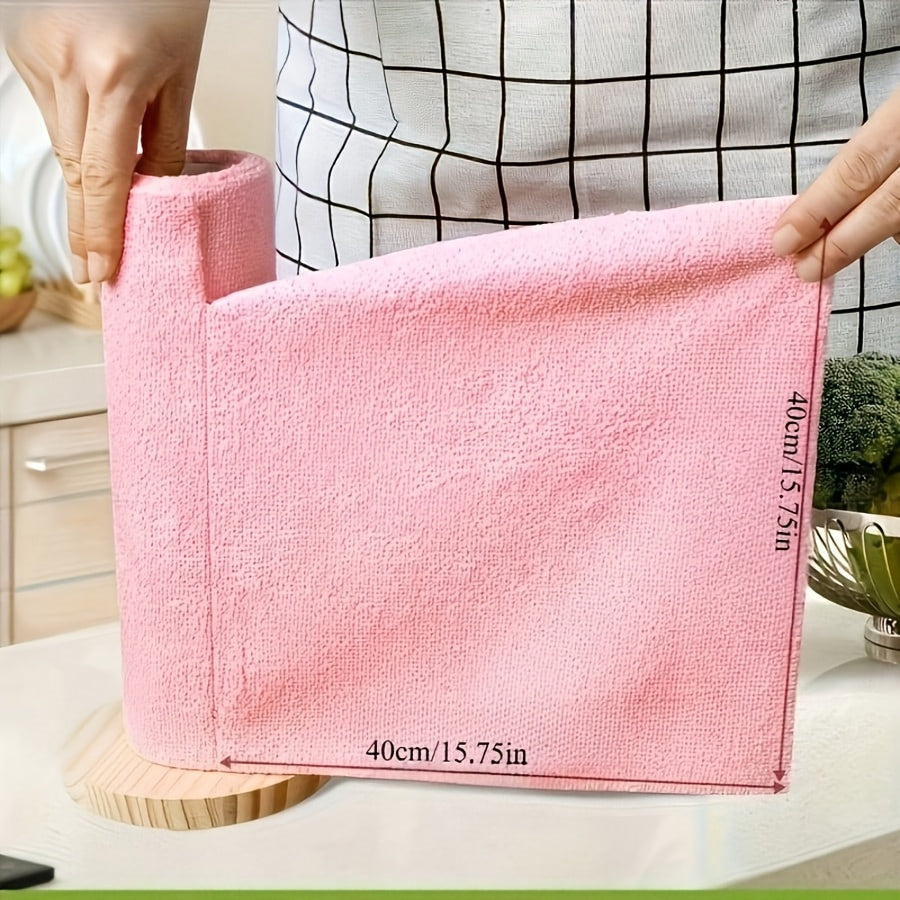 30 Reusable Microfiber Towels, Hand-torn Cleaning Towels, Disposable Napkins, Household Kitchen Towel Rolls, Dish Cloth Replacements, General Purpose Absorbent Kitchen Cloths, Kitchen Supplies, Cleaning Tools, Local Warehouse Shipping.Festival Gift.