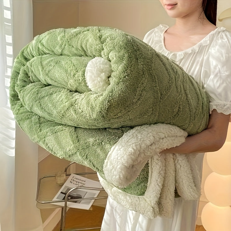 Double Sided Taffeta Blanket, Soft Machine Washable All Season Cover for Sleeping, Sofa Lounging and Air Conditioned Rooms in Three Size Options