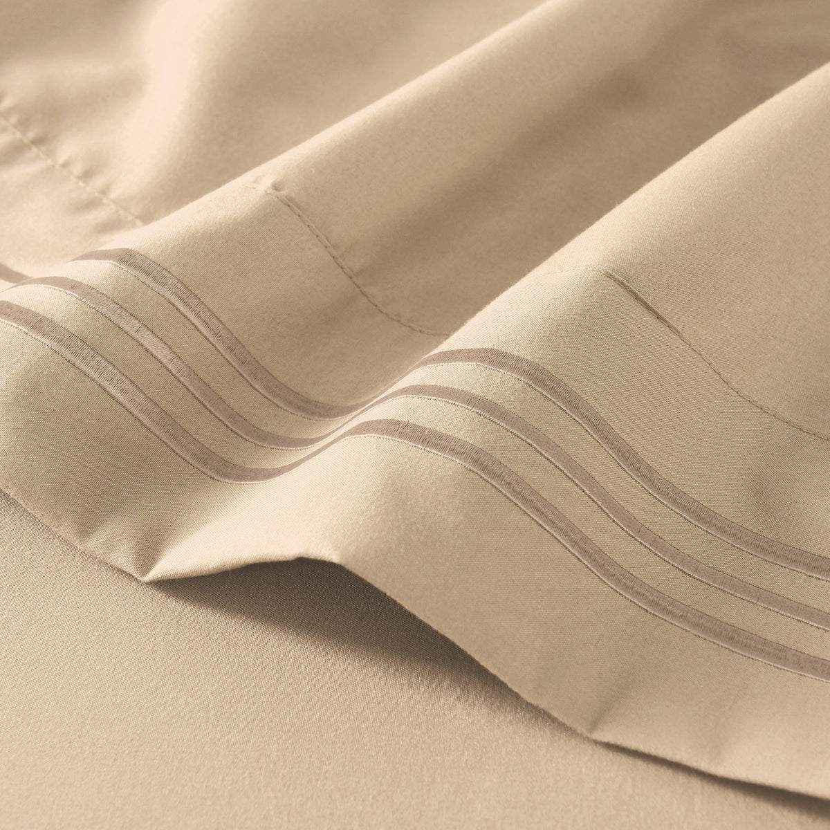Hotel Grade 6 Piece Breathable Sheets Set 18" Deep Pockets - Easy Fit Twin Full Queen King Bed Sheets & Pillowcases, Microfiber, 100 GSM, All-Season Comfort, Machine Washable, Solid Color Bedding Accessories, Smooth Texture, Microfiber Fabric