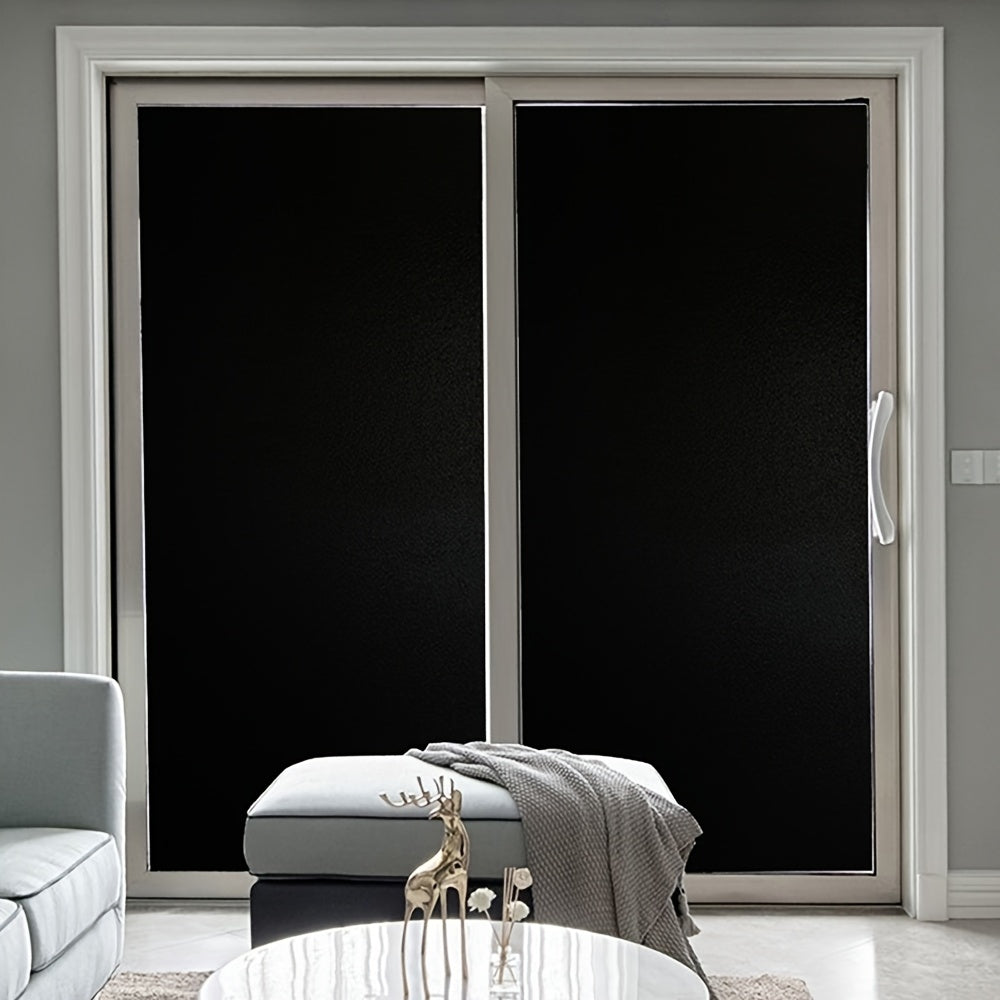1 Roll Privacy Window Film, Frosted Glass Film, Protection, Heat Insulation, Anti-Glare, Static Cling, Removable Adhesive, Opaque Window Decoration, Suitable for Day And Night Protection, for Home, Office, Bathroom Window Stickers