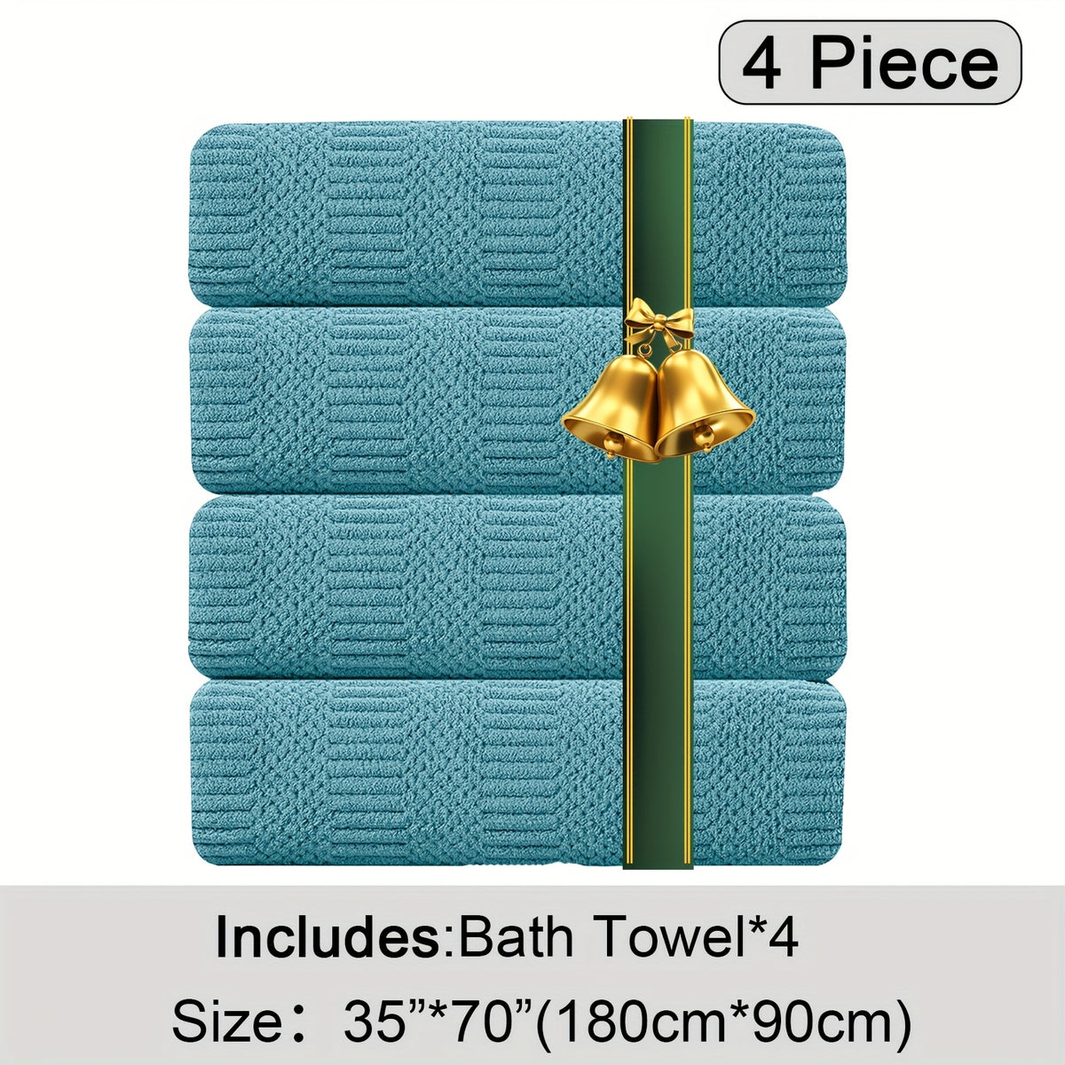 Oversized Bath Towels Set, Extra Large Towel Microfiber Soft XL Bath Sheet Super Absorbent Bathroom Towels Set Quick Dry Plus Size Shower Towels for Family Hotel, Wash Cloths