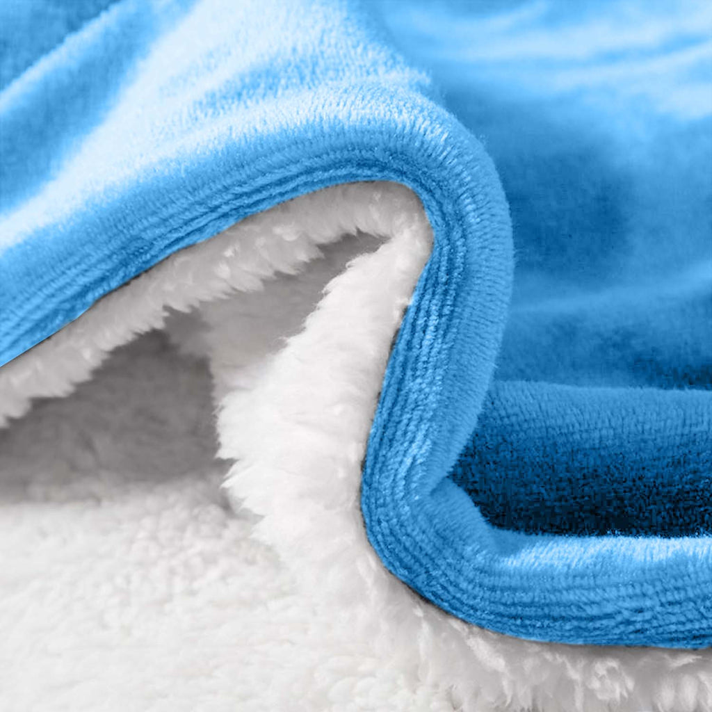 480GSM Heavy Sherpa Fleece Blanket – Double-Sided Warm Throw for Couch, Bed, Office and Travel, Reversible All Season Comfort, Room & Sofa Decoration, Holiday Gift, Sofa Blankets