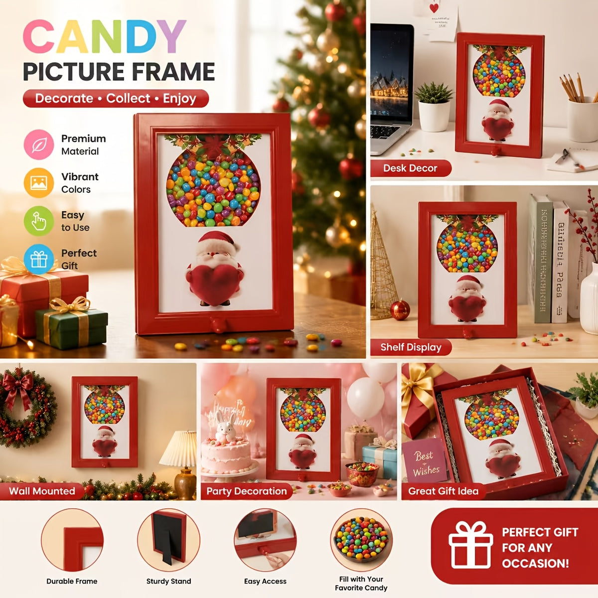 Fun Snack Photo Frames with Switches, Full Of Fun, Decorative Display Racks That Can Be Used for Furniture And Parties, Make A Great Creative Gift
