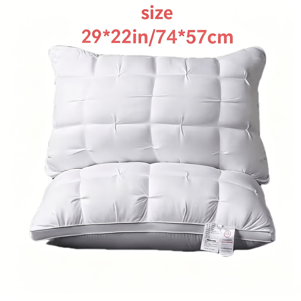 2/4pcs Luxury 5-Star Hotel Quality Pillows, Ultra-Soft for Side Back Stomach Sleepers, Machine Washable, Perfect for Home, Bedroom, And Hotel Use - The Perfect Gift for All Seasons, Home Bedding, Bedroom