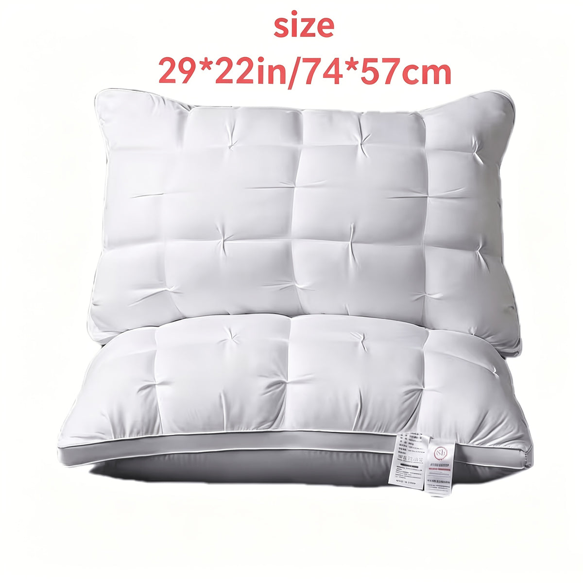 2/4pcs Luxury 5-Star Hotel Quality Pillows, Ultra-Soft for Side Back Stomach Sleepers, Machine Washable, Perfect for Home, Bedroom, And Hotel Use - The Perfect Gift for All Seasons, Home Bedding, Bedroom
