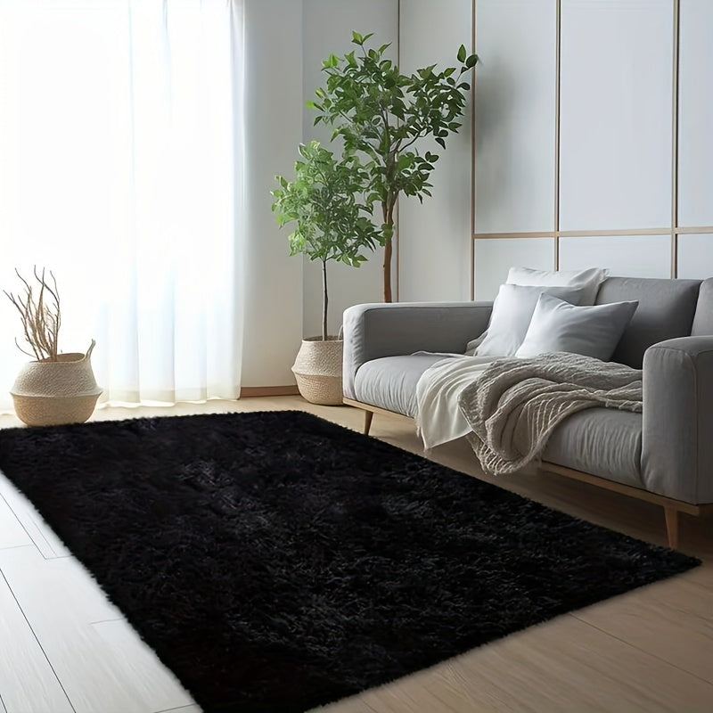 A Luxurious Square Tie-Dye Rug Made from Upgraded Soft Plush Fabric, Available in Various Colors. It Features a Non-Slip Backing, Is Absorbent And Durable, And Can Be Machine Washed, Making It Perfect for Living Rooms, Offices, Bedrooms, Home Decor