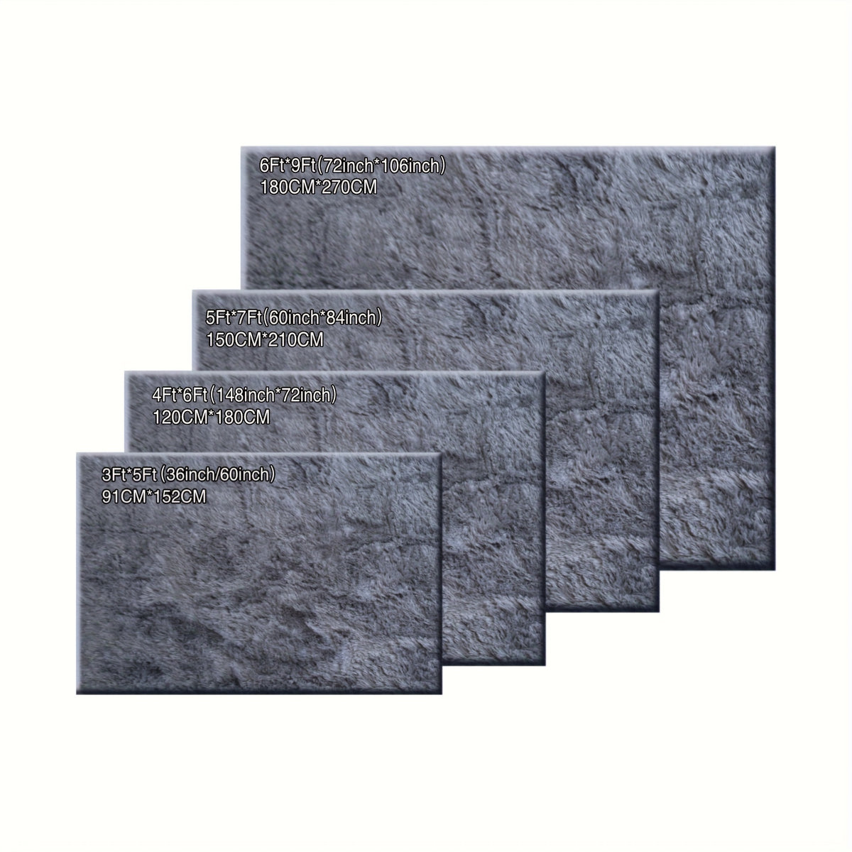 A Super Soft Thick Plush Carpet, Fluffy And Soft, Suitable for Bedroom Indoor Carpet, Non-Slip Soft Machine Washable Carpet,Ideal for Bedroom, Living Room,Study, Dorm,,Home Decor, Christmas Gift, Christmas Decor