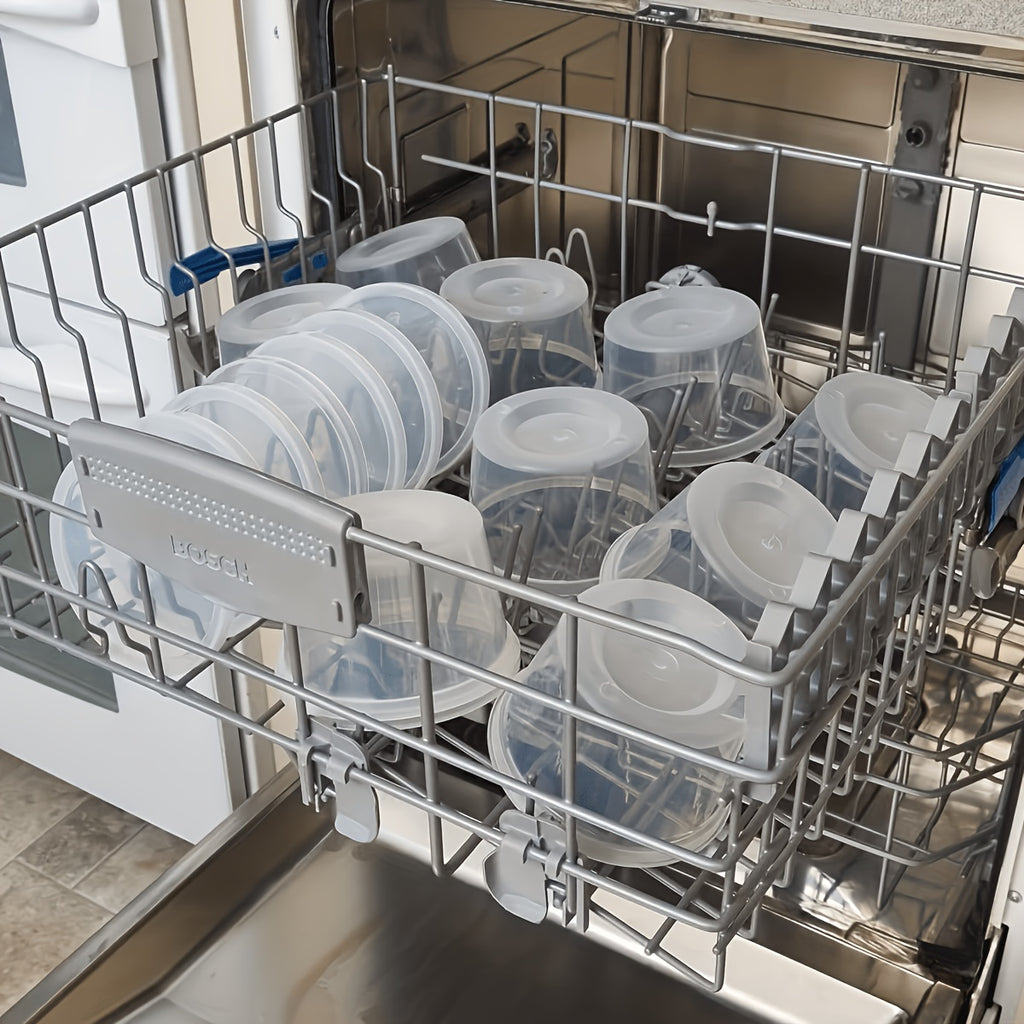 48pcs(24 Containers & 24 Lids) 16oz BPA-Free Durable Leakproof Deli Containers with Lids Set - Microwave & Dishwasher & Freezer Safe Stackable Sealed Fresh Container, Ideal Choice for Takeout Meal Preparation, Ready-to-Eat Packaging Kit