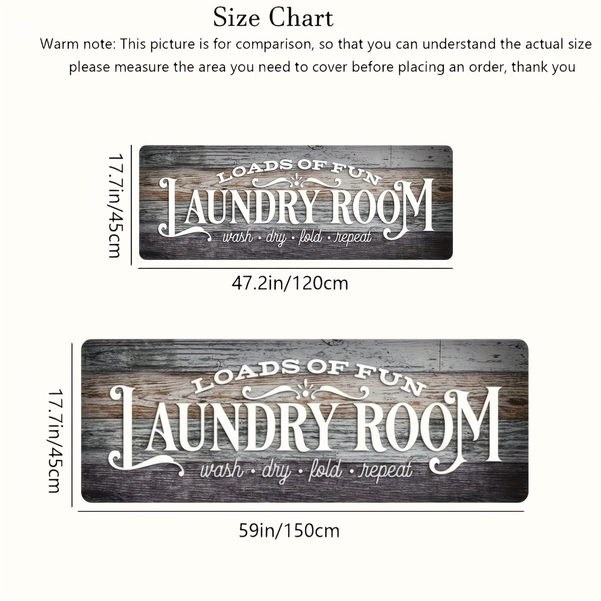 Non-slip Laundry Room Runner Rug, Washable Farmhouse Retro Mat, Home Decor Floor Mat, Laundry Rug for Kitchen, Bathroom Rug, Home Decor, Laundry Room Accessories, Valentine's Day Gift