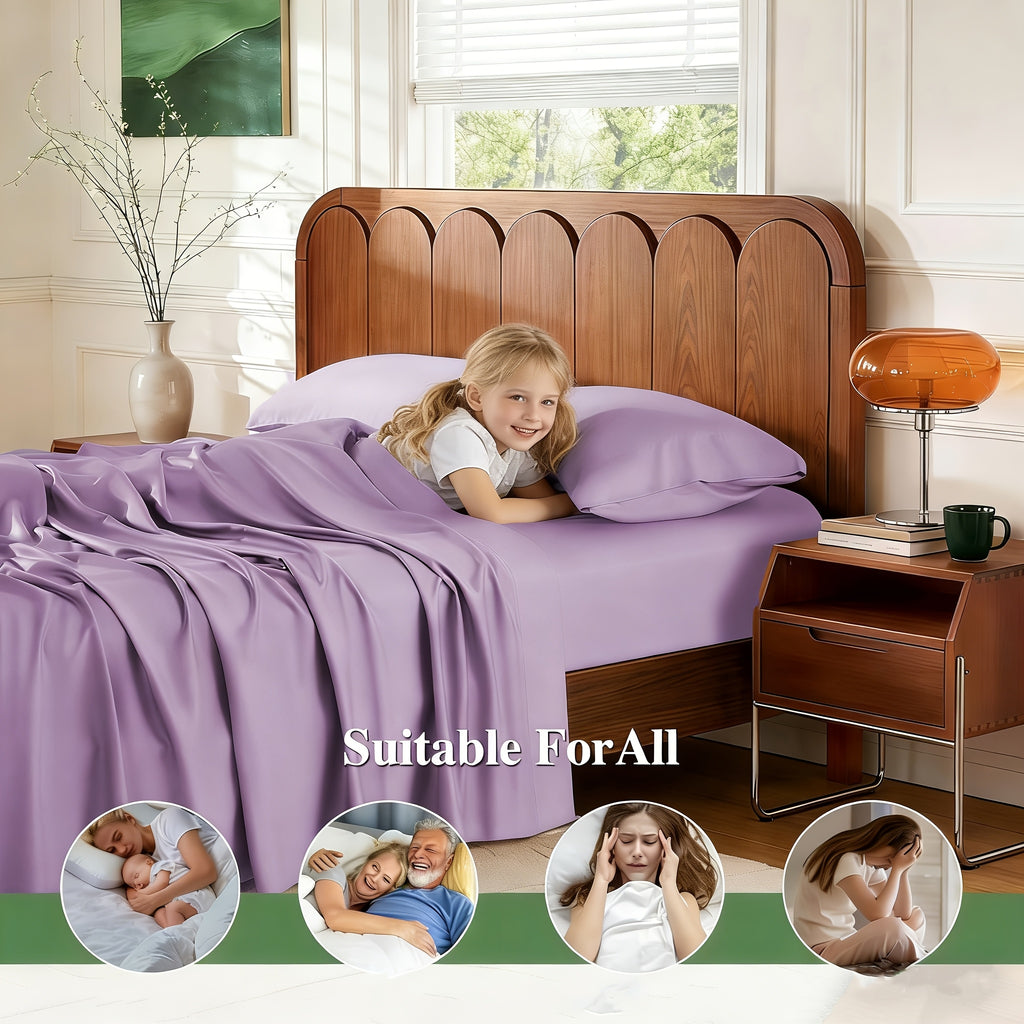 Soft Deep Pocket Sheet Set, 3 or 4 Piece Bedding with Fitted Sheet and Pillowcases in Twin, Full, Queen and King Sizes, Multiple Colors for Bedroom Refreshes