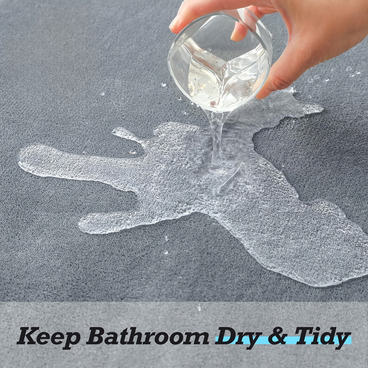 3pcs Small-Area Rugs And Ultra-Absorbent Bath Mats - Non-Slip Bathroom Floor Mats, Super Soft And Comfortable Premium Bathroom Rugs, Suitable for Bathtubs, Showers, Bathroom Additions And Home Decor Flooring Kitchen Rugs & Mats