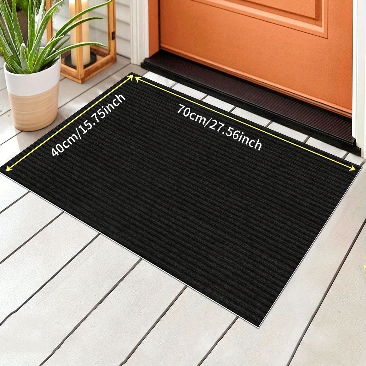 Entryway Mat, Indoor Door Mat Entrance, Non Slip Peel And Stick Low Profile Doormat, Entry Mat Door Mats Indoor, Front Door Mat Inside Door Mat Non Slip, Washable Door Mat, Easy to Clean Doormat, Floor Mat for Entryway