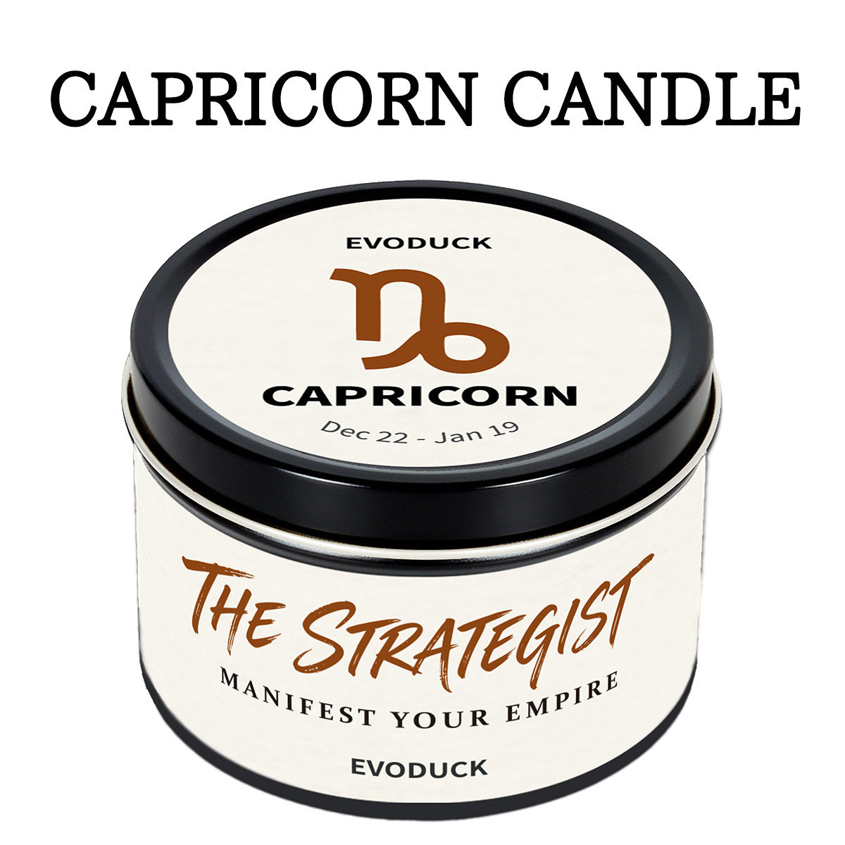 EVODUCK Scorpio Zodiac Candle with Hidden Pendant And Real Crystal Inside - Intense Scented Soy Wax for Late Night Reading Ambiance - Cool Valentine'S Day Birthday Present for Girlfriend Wife Women Lover - Spiritual Mystery Home Fragrance Gift