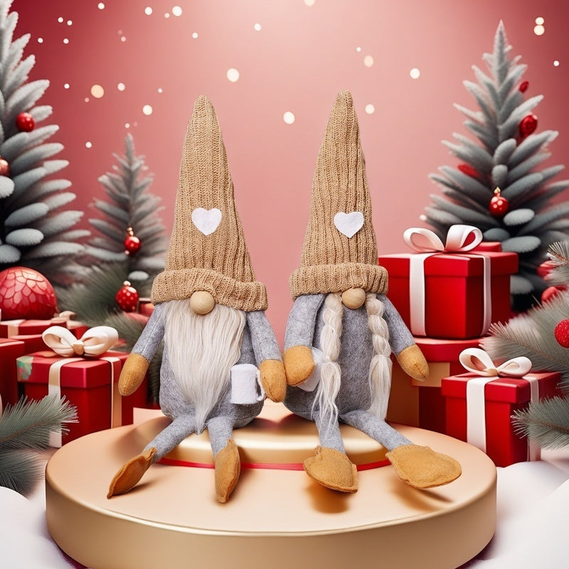 2pcs Gnomes Home Decor, Collectible Dolls, Holiday Decor Gnome Suitable for Room, Office, Living Room, Bedroom Decorations, Special Holiday Day Gifts for Man & Women. Perfect for Birthday, Mothers & Fathers Day Party Decorations.