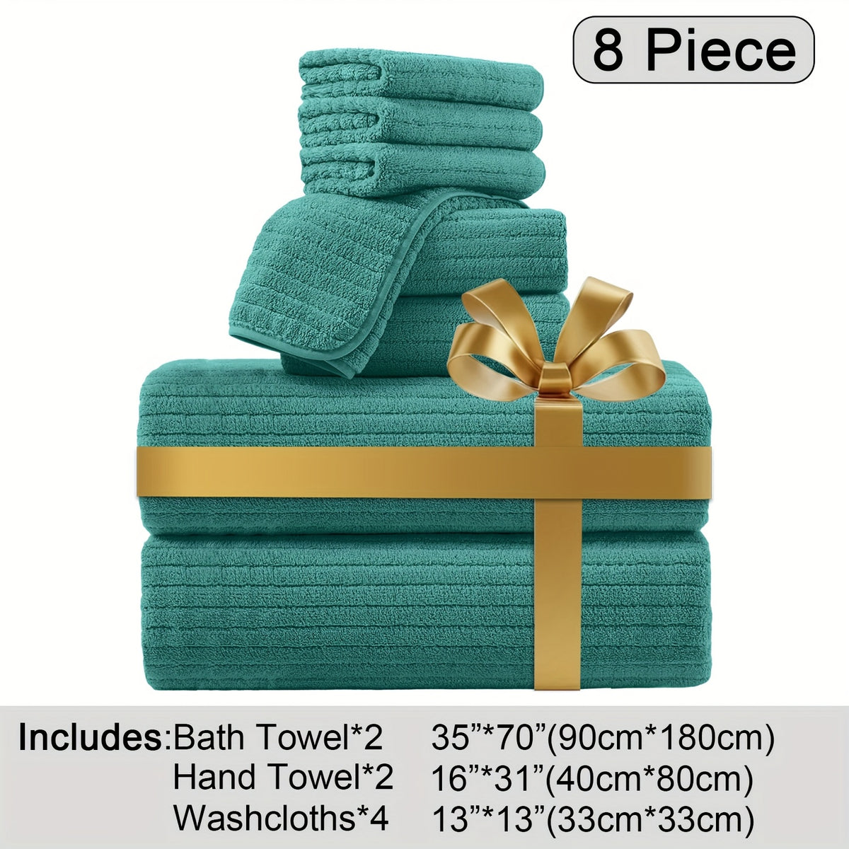 Oversized Bath Towels Set, Extra Large Towel Microfiber Soft XL Bath Sheet Super Absorbent Bathroom Towels Set Quick Dry Plus Size Shower Towels for Family Hotel, Wash Cloths
