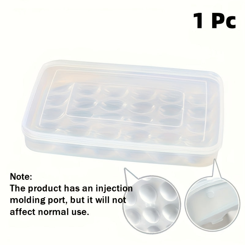 Easter Deviled Egg Tray, 30 Compartments with a Flip-Top Lid Mayonnaise Container - Heavy-Duty Rectangular Storage Box, a Space-Saving Organizer for The Fridge And Pantry