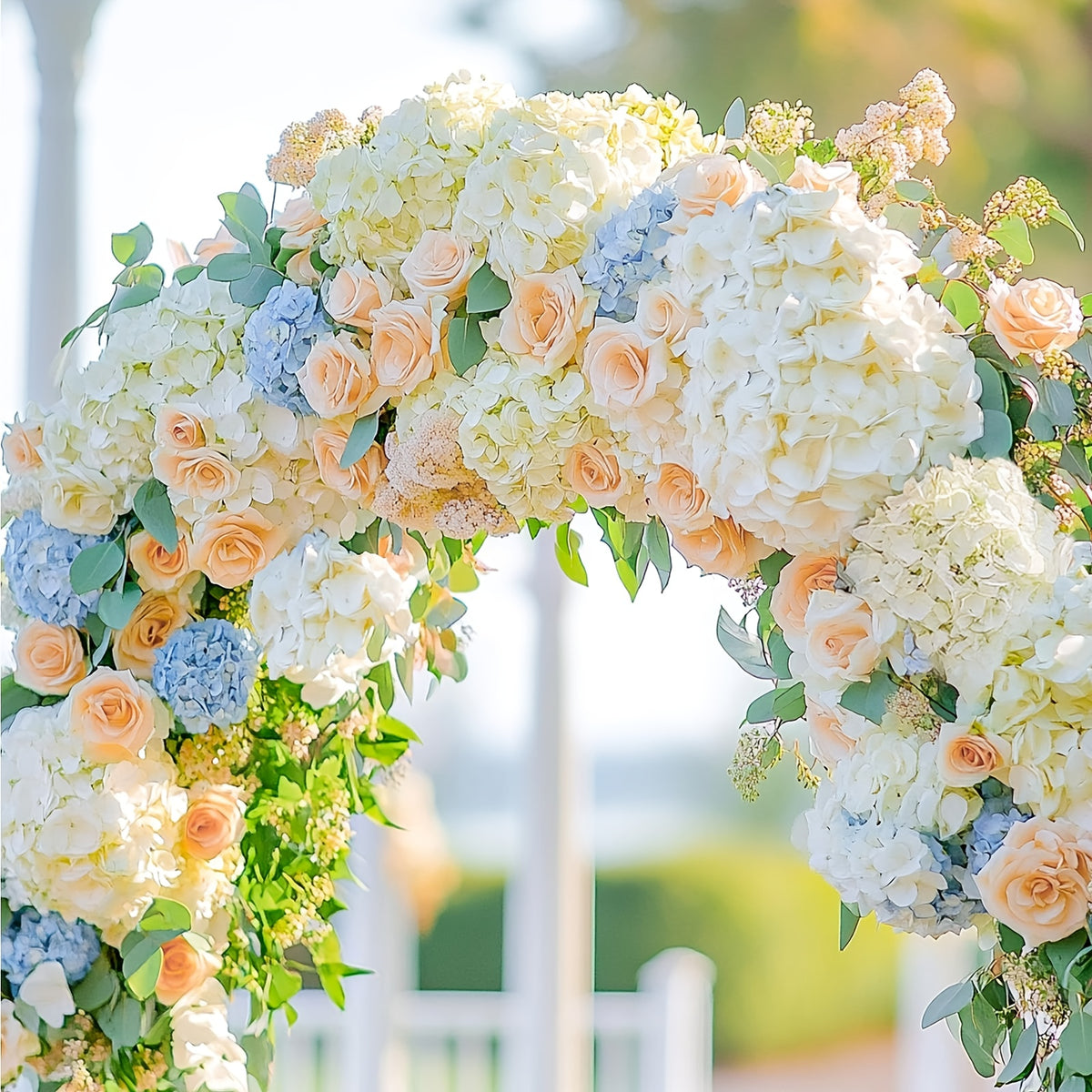 72pcs Hydrangea Artificial Flowers Hydrangea Flowers Artificial Flower Heads with Stems for Home Wedding Party Decorations