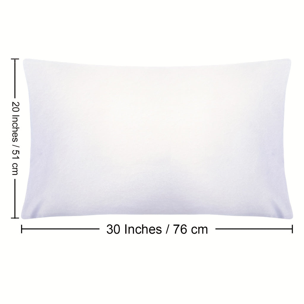 4 Pack 20x30 Brushed Microfiber Pillowcases | Envelope Closure, Soft, Wrinkle-Free, Fade-Resistant, Solid Color, Viscose Blend