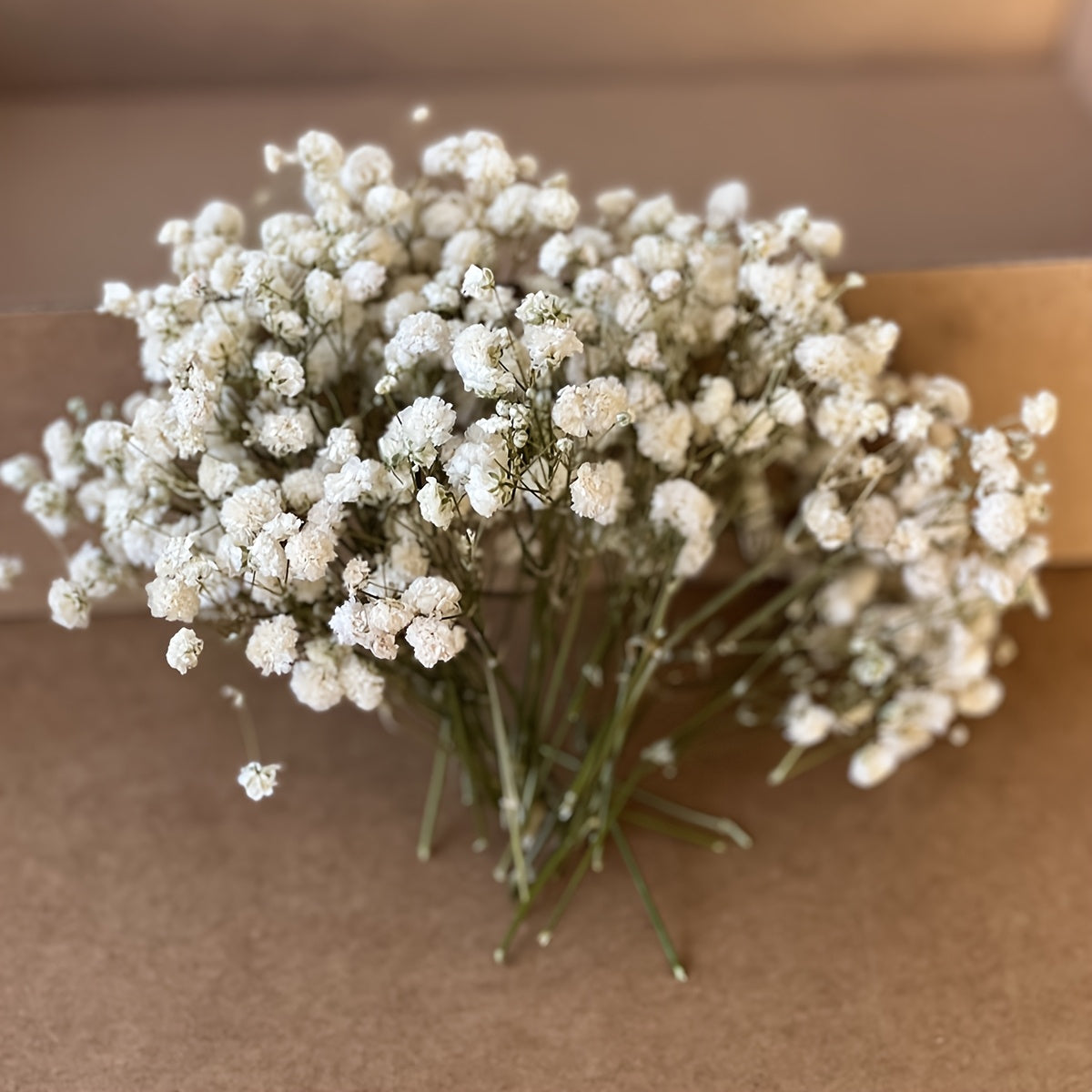 110pcs White Mini Dried Baby'S Breath Bouquet | Pampas Grass, Perfect for Arrangements, Greeting Cards, Weddings, Home & Office Decor