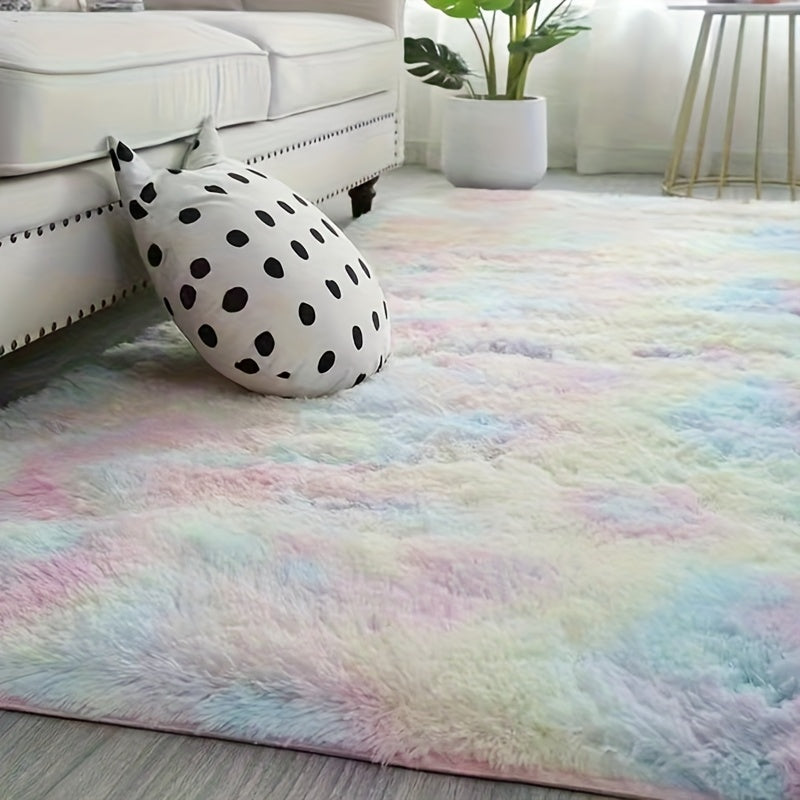 1pc Of Ultra Soft And Thick Fluffy Living Room Carpet, Non Slip, Soft, Comfortable, Fashionable, High-end, Available In Various Sizes And Colors. The Carpet Can Be Used for Bedroom, Dining Room, Living Room, And Office Decoration, Home Decoration
