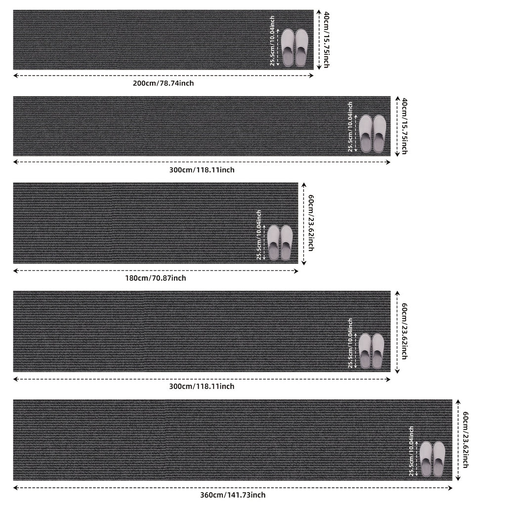 Area Rugs, Hallway Runners, and Non-slip Carpet Runners. Suitable for Bedside Rugs, Kitchens, Bedrooms, Living Rooms, Dining Rooms, Entrances, and Hallways. Ideal for Hardwood Floors. 4mm Thick Christmas Home Decoration Mats, Self-adhesive Non-slip