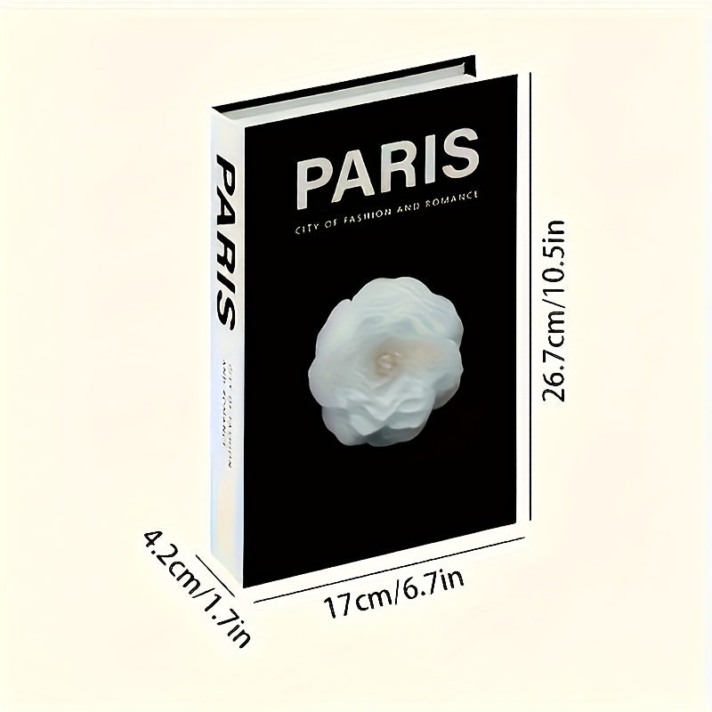 Set of Three Decorative Books Featuring an Industrial Design Inspired by Paris, London, And New York. These Modern Minimalist Home Accents Are Made from High-Quality Paper And Are Perfect for Festive Occasions Like Valentine'S Day, Thanksgiving