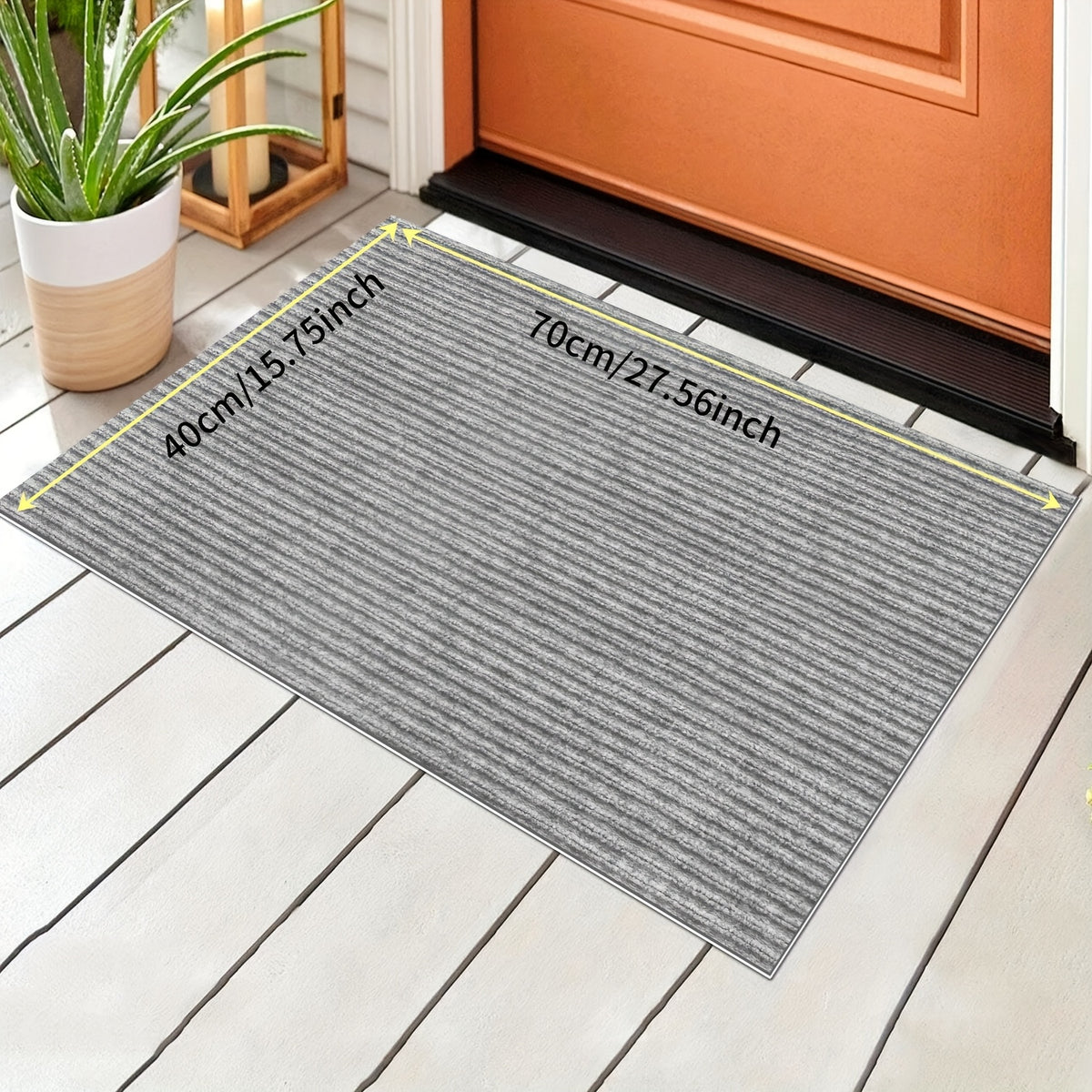 Entryway Mat, Indoor Door Mat Entrance, Non Slip Peel And Stick Low Profile Doormat, Entry Mat Door Mats Indoor, Front Door Mat Inside Door Mat Non Slip, Washable Door Mat, Easy to Clean Doormat, Floor Mat for Entryway