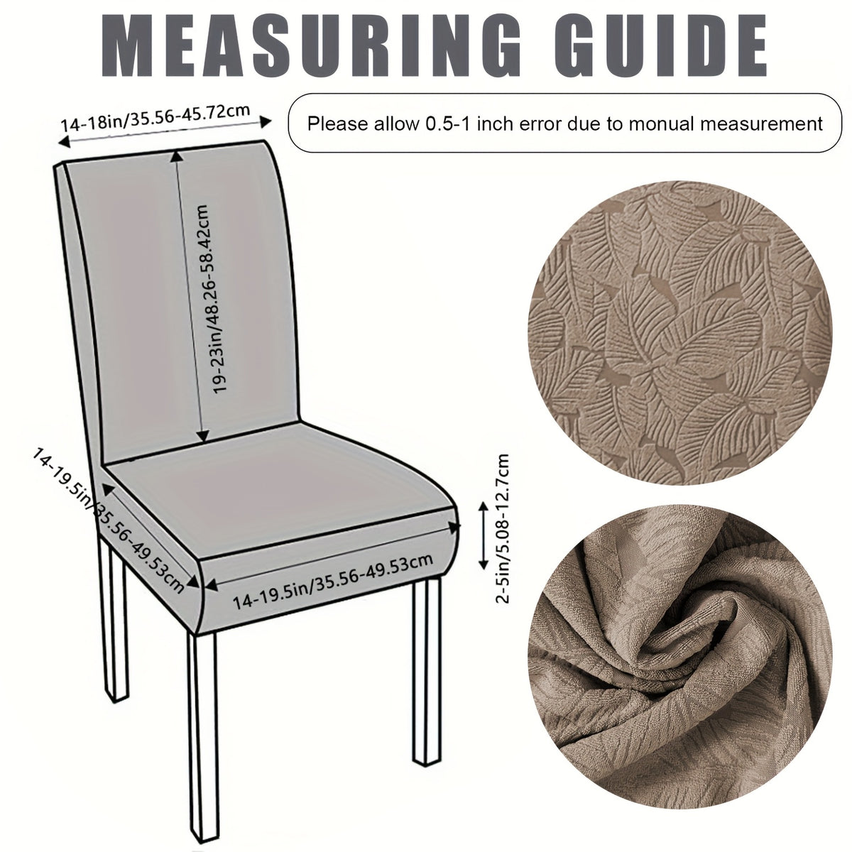 4/6pcs Plant Printing Dining Chair Covers, Stretch Parsons Chair Slipcovers for Dining Room, Kitchen Chair Protector Covers, Wedding Season, Vintage Style, Elegant Style, Halloween, Christmas, Home Decoration