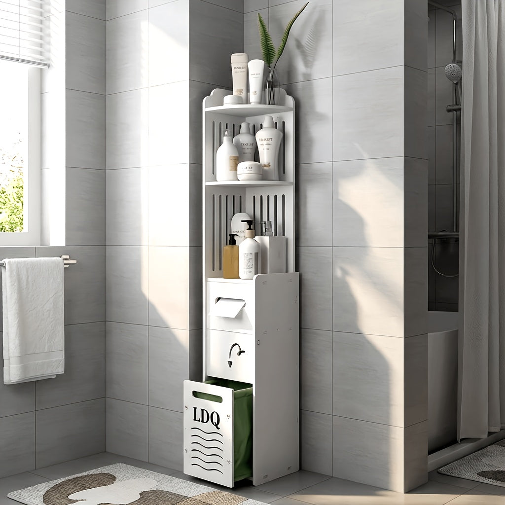 [Ideal Holiday Gift] This Large-Capacity, Multi-Functional Corner Bathroom Vanity Is Easy To Assemble, Saves Space, And Provides Ample Storage For Toiletries. Suitable For Bathrooms, Kitchens, And Bedrooms. It Makes A Wonderful Home Decoration And An Idea