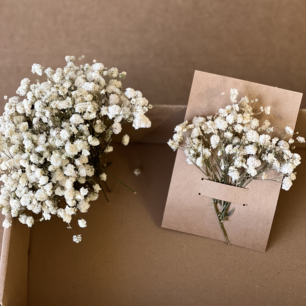 110pcs White Mini Dried Baby'S Breath Bouquet | Pampas Grass, Perfect for Arrangements, Greeting Cards, Weddings, Home & Office Decor