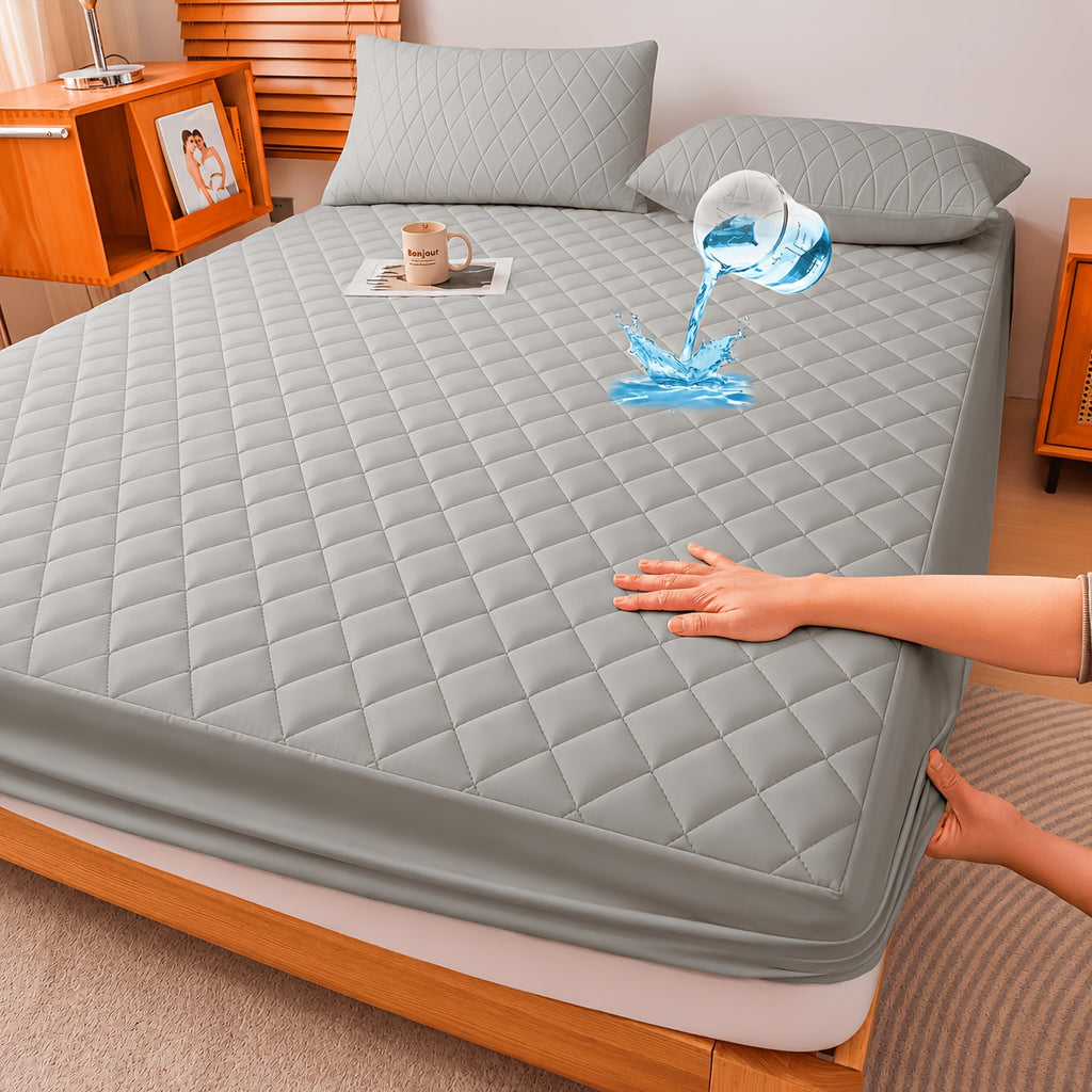 Buy One, Get One Free, Total Of 2pcs Couples Quilted Waterproof Mattress Cover, Comfortable Stain & Wrinkle Resistant, PPerfect Gift For Family, Couples- Bedding Decorations, Valentines Day Gifts(No Pillowcases)