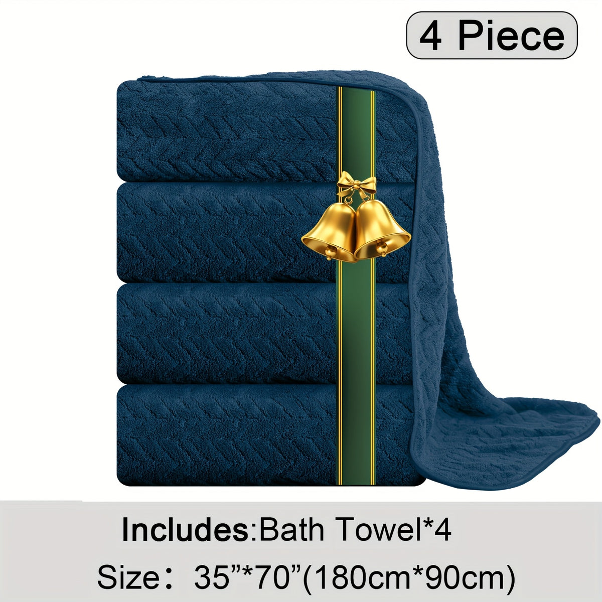 Oversized Bath Towels Set, Extra Large Towel Microfiber Soft XL Bath Sheet Super Absorbent Bathroom Towels Set Quick Dry Plus Size Shower Towels for Family Hotel, Wash Cloths