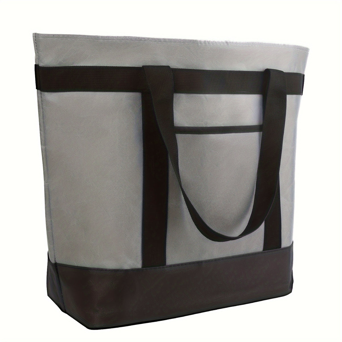 10.3 Gallon Insulated Grocery Tote Bag, Reusable Oxford Cloth Cooler Carrier with Carry Handles for Food Delivery, Shopping, Travel, Beach and Picnics
