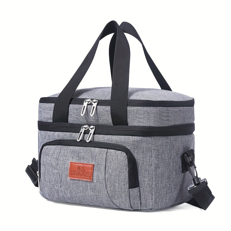 1 X Oxford Cloth Insulated Bag Multi-purpose Insulated Bag Multi-purpose Lunch Box Bag Practical Snack Bag Food Bag Portable Insulated Bag Food Takeaway Bag