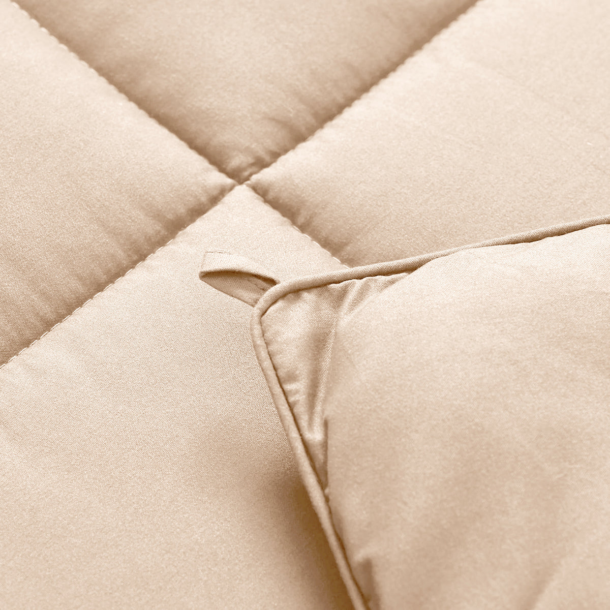 Lux Decor Comforter - All Season Quilt Comforter For Summer Sleeping With Corner Tabs - Soft, Breathable Versatile Bedding & Bedroom Decor - Luxurious Box Stitching